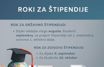 Roki oddaje vlog za štipendije