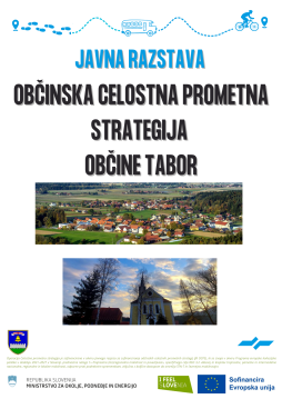 Vabljeni na javno razstavo v okviru izdelave OCPS