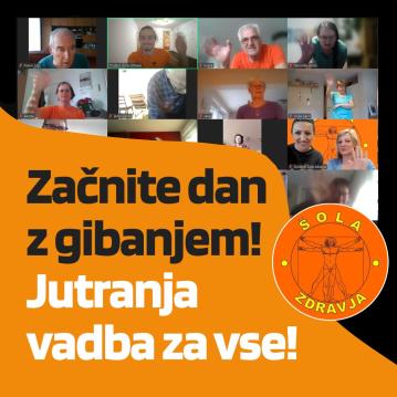 Brezplačna jutranja vadba